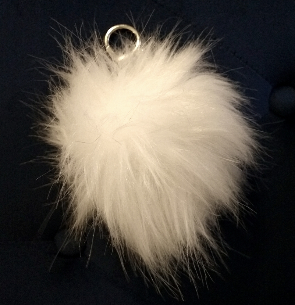 Faux Fur Pom Pom Keychain & Bag Accessory